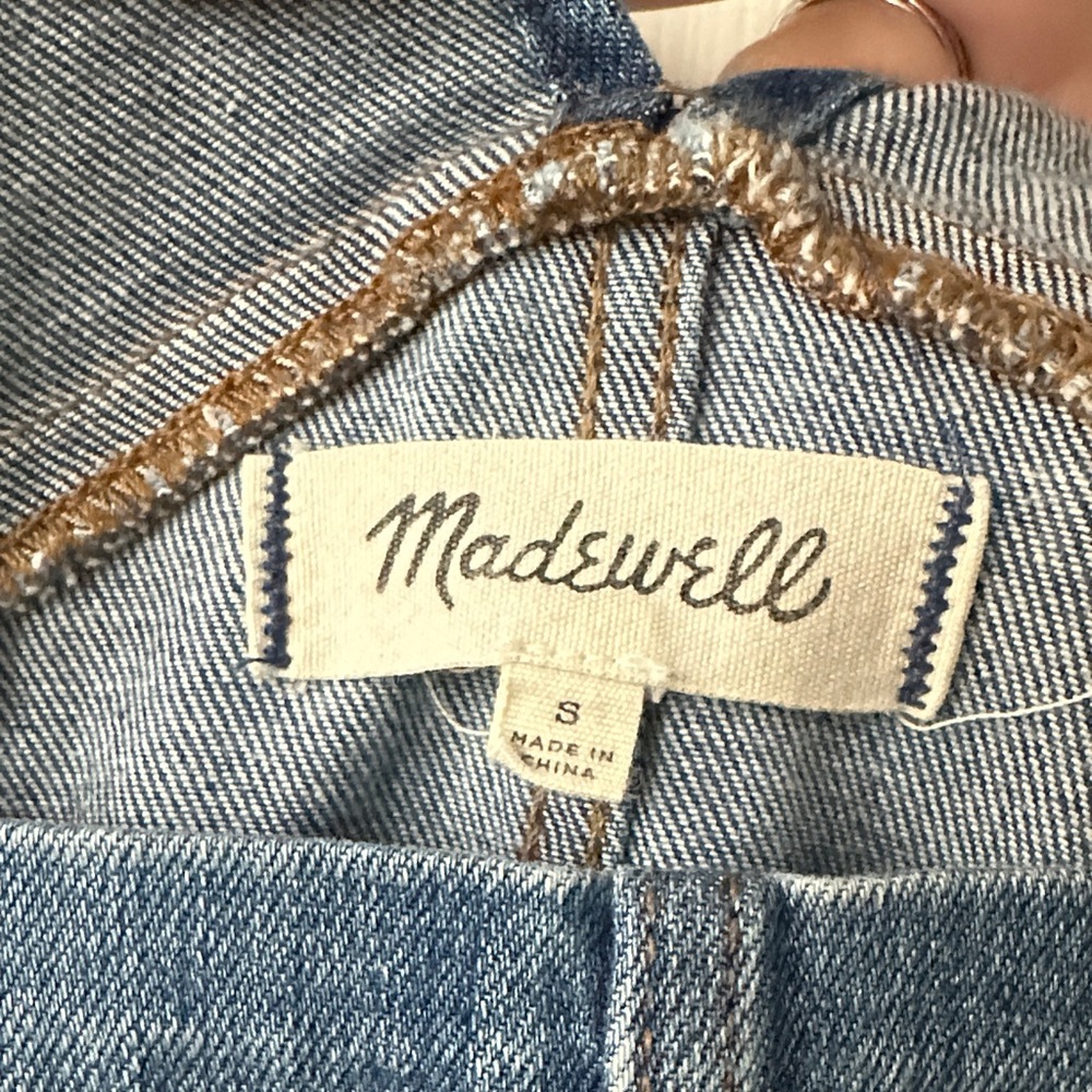Madewell Classic Blue Denim Overalls - Picture 2 of 2